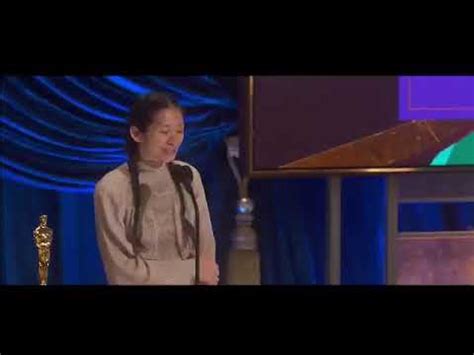 chloe zhao oscar speech